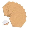 thumbnail image 4 of Cork Boards Wall Decor Bulletin Tiles with Memo Cork Boards Bulletin Board for , Hexagon, 4 of 9
