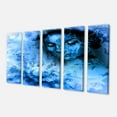thumbnail image 2 of Jeune Femme aux Yeux Fermés - Impression sur Toile Portrait, 2 of 3