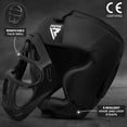 thumbnail image 2 of Casco de boxeo RDX MMA Muay Thai con rejilla frontal extraíble, 2 of 8