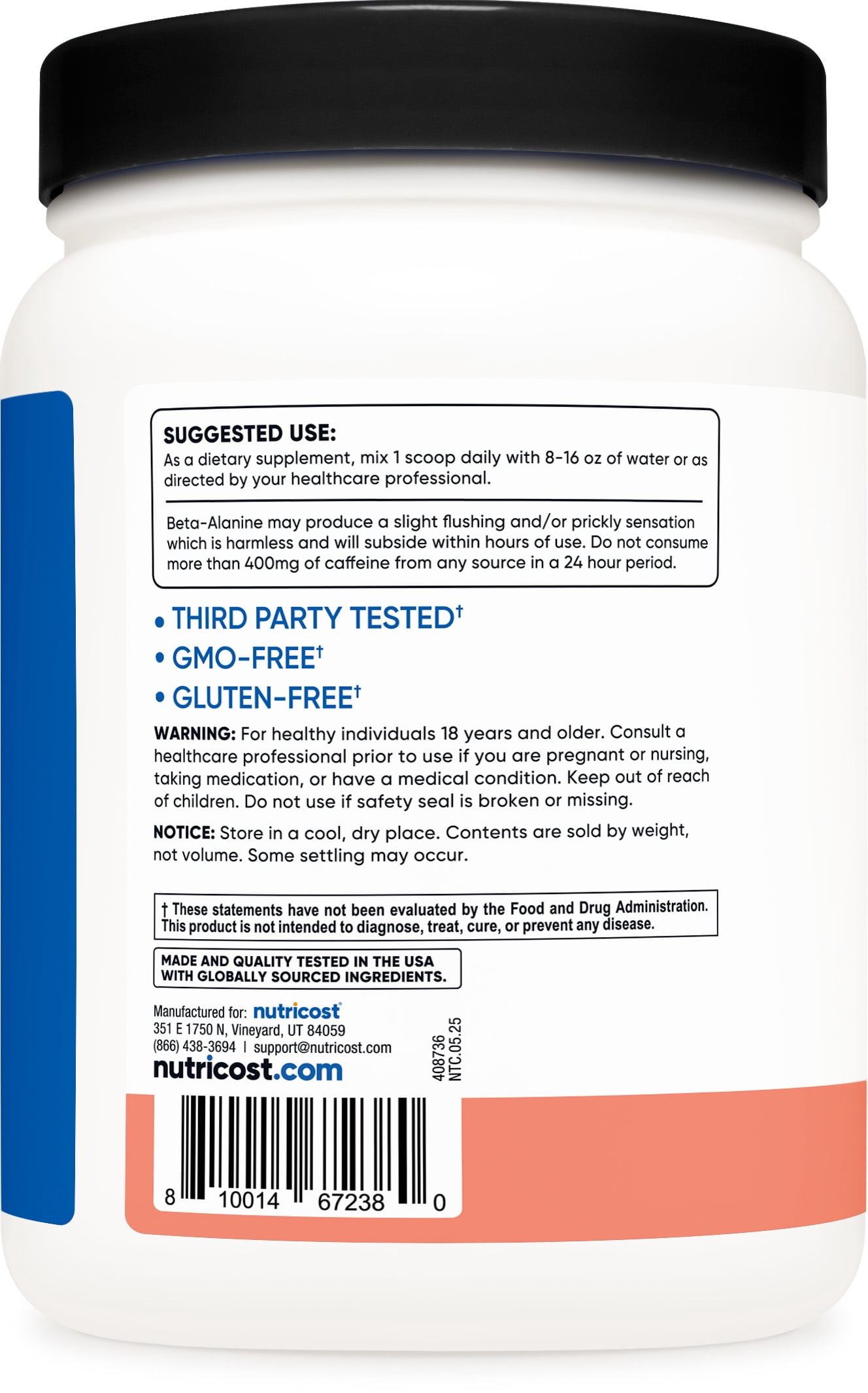 Nutricost Intra-Workout Powder (Pink Lemonade) 30 Servings - Workout Complex, Non-GMO Supplement