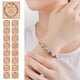 thumbnail image 1 of Pulsera con colgante de amor para mujeres y niñas | Joyería de cuentas de piedra natural para sanación | Alivio de estrés, calmante, regalo significativo con tarjeta | Ajustable 21cm | Regalo de, 1 of 1