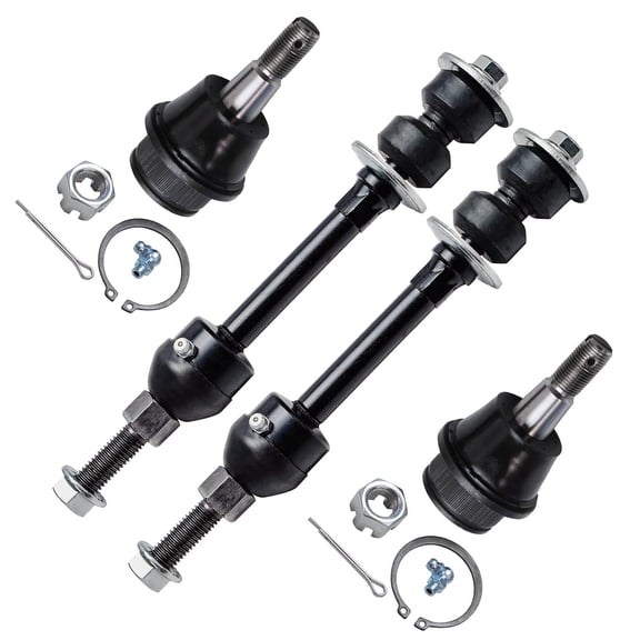Detroit Axle - 2WD Front Sway Bar Lower Ball Joints Replacement for 2002-2012 Dodge Ram 1500