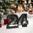 thumbnail image 3 of 3D Layered Wooden December 25 Number Scene Tabletop Ornament For Home Holiday Desktop Display, 3 of 6