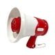 thumbnail image 3 of Altavoz de megáfono portátil mini bullhorn juguete liviano mega bullhorn amplificador portátil para entrenadores de porristas deportivos al aire libre rojo, 3 of 8