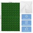 thumbnail image 5 of Green Christmas Kitchen Towels Set of 4, Water Absorbent Dish Towel, Black Red Xmas Christmas Decorative Hand Towels - Quick Drying Cloth for Cooking Baking, 18x28 Inch, 5 of 8