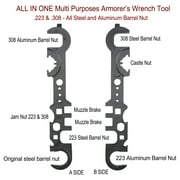TACFUN New design 2nd Gen Model .223 and .308 All In One Multi Purposes Armorer's Combo Wrench Tool