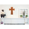 thumbnail image 5 of Inspirational Wooden Hanging Wall Cross 7x11 – The lord is my shepherd, 5 of 12