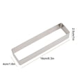 thumbnail image 3 of relayinert Wide Application Stainless Steel Cookie And Fun Baking Accessory High Hardness Long square medium 1Set, 3 of 6