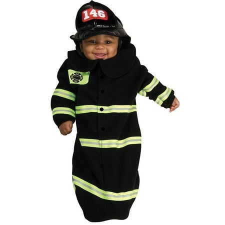Firefighter Bunting Baby Infant Costume size 0-9 MO Newborn Outfit