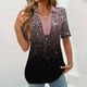 thumbnail image 2 of Camiseta de Manga Corta Impresa Casual para las Mujeres, Camisetas Cortas para las Mujeres Primavera Verano, 2 of 5