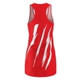 thumbnail image 2 of Effete Feline Claw Marks Scratch Women Cut & Sew Racerback Dress (AOP), 2 of 7