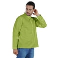thumbnail image 3 of Atasi Indian Mens Short Kurta Henley Shirt Long Sleeve Mandarin Collar Shirt, 3 of 7