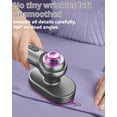 thumbnail image 5 of Handheld Garment Steamer & Mini Iron 2 in 1 - Portable Travel Steamer Iron for Clothes, Fast Heat Up, Powerful Steam, No Ironing Board Needed, for Home, Office, Hotel(XX), 5 of 7