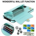 thumbnail image 4 of Mantto Crossbody Wallet Women Case for Samsung A51 5G, [RFID Blocking] CRedit Card Holder Phone Case with Strap Leather Purse with Lanyard Magnetic Flip Cover Girl for Samsung Galaxy A51 5G, Blue, 4 of 10
