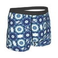 thumbnail image 2 of KLL Vintage Blue Men's Cotton Boxer Briefs Underwear-X-Large, 2 of 8