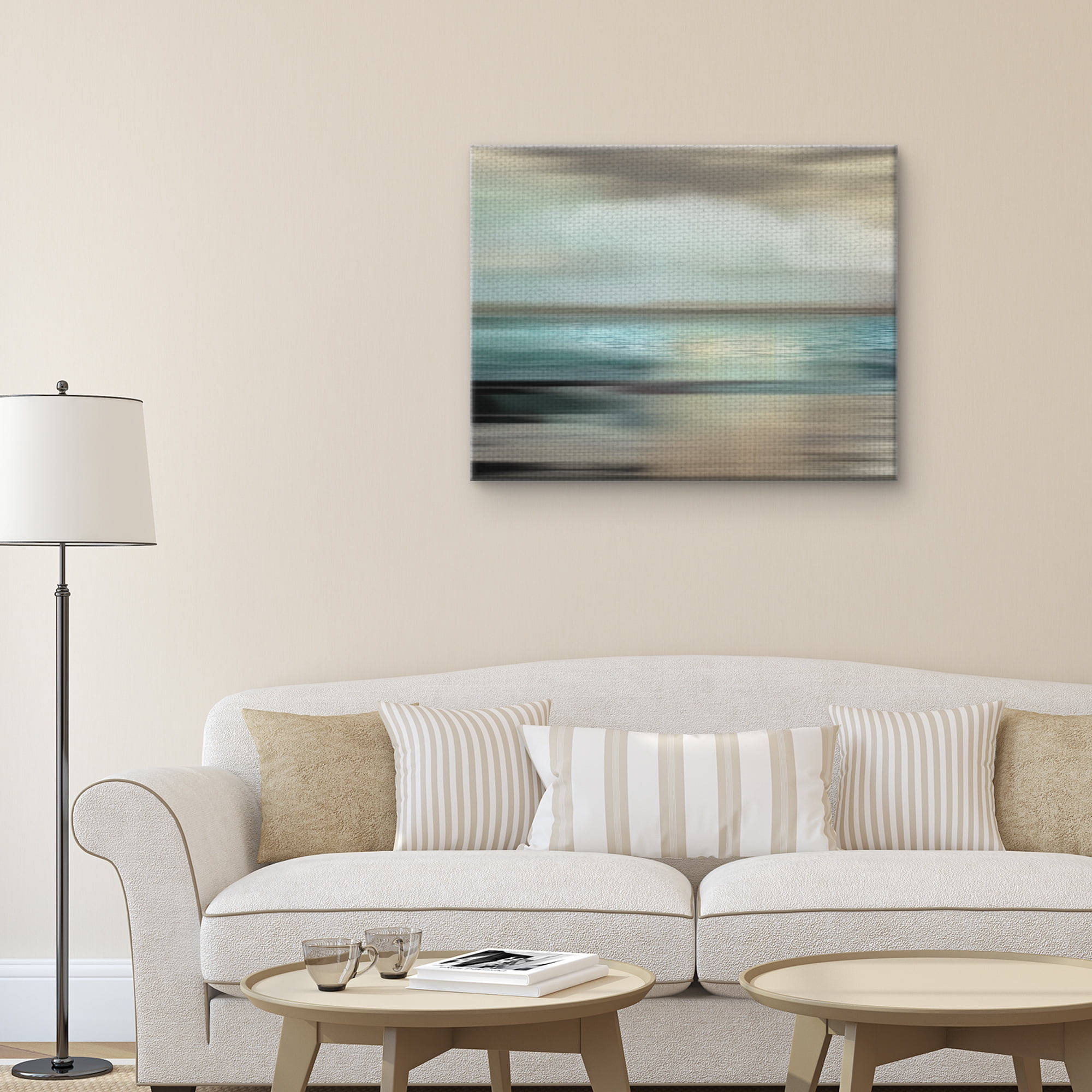 Free Shipping! Masterpiece Art Gallery Shimmering Sea Canvas Beach