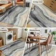 thumbnail image 6 of Grey Coastal Area Rug 3x5 FT, Non Slip Entryway Bedside Carpet, Summer Beach Nautical Abstract Art Washable Soft Floor Carpet Indoor Mat Non-Shedding Throw Rug for Dorm Kitchen Home Office, 6 of 9