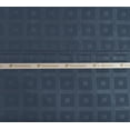 thumbnail image 3 of Victoria Valenti Embossed Bed Sheet Set with 4 Pillow Cases, Double Brushed and Ultra Soft with Deep Pockets for Extra Deep Mattress, High Quality Microfiber, Hypoallergenic CAL KING NAVY, 3 of 5