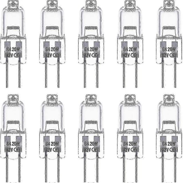 G4 Halogen Light Bulbs 12v 20w Halogen Pin Base Lamp 2800k Warm White Dimmable G4 Low Voltage Haloge-YuJia