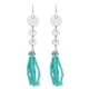 thumbnail image 4 of Pendientes colgantes de gota con borlas lineales de cadena larga, pendientes de gancho para oreja para mujer, s de San Valentín, de mú si, 4 of 9