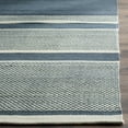 thumbnail image 3 of SAFAVIEH Kilim Aylmer Striped Wool Area Rug, Blue/Ivory, 4' x 6', 3 of 5
