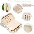 thumbnail image 3 of Snail Velvet Portable Earring Holder with Removable Compartment: Display Case, Jewelry Box, Decorative Box - Gift!, 3 of 7