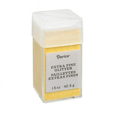 - Extra Fine Glitter: Sunflower Gold, 1.5 ounces