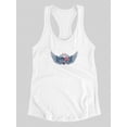 thumbnail image 3 of Winged Flag Independence Racerback Tank Women -Image by Shutterstock, Female x-Small, 3 of 4