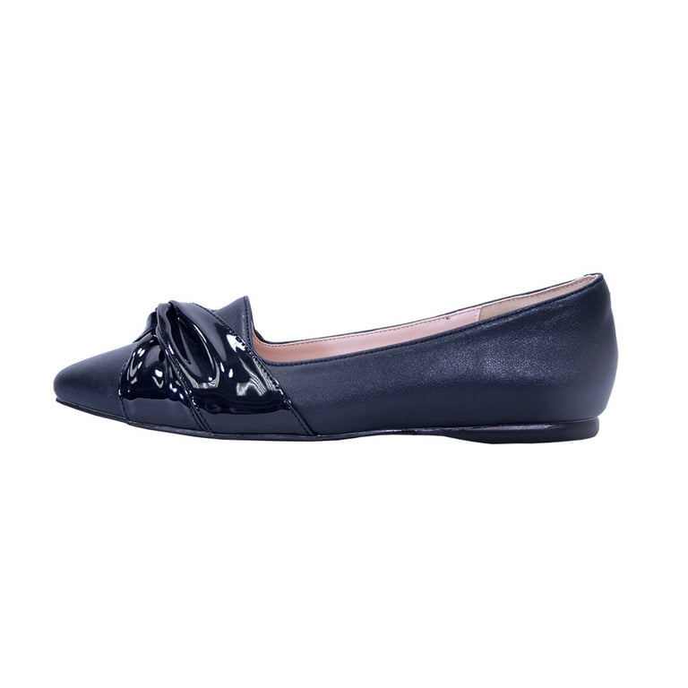 Navy flats sales wide width