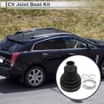 thumbnail image 2 of Unique Bargains No.20846096 Inner CV Joint Boot Kit with Clamps for Cadillac SRX 2010-2011, 2 of 7