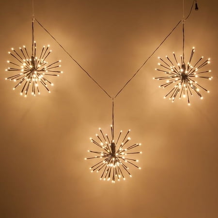 Wintergreen Lighting LED Starburst 5mm Light Balls  Christmas Light Balls  Wedding Decorations  15in Brown Branches/Warm White Twinkle Lights  Set of 3 price history on PriceWatchPro