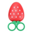 thumbnail image 1 of Strawberry Scissors, Paper Scissors Develop Hands on Ability Soft Handle Portable Back   for Home Decoration for Household, 1 of 8