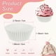 thumbnail image 3 of Uxcell 100-Pack Moldes de Papel para Cupcakes Estándar para Hornear, Envolturas Resistentes a la Grasa para Boda/Cumpleaños/Fiestas/ Navidad [Blanco], 3 of 6