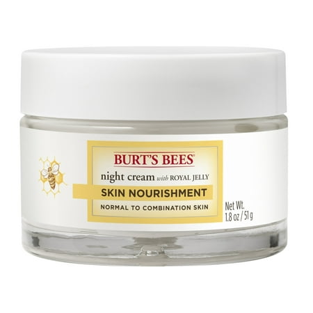 Burt's Bees Nourishment Night Cream Normal to Combination Skin, 1.8 (Best Face Cream For Normal Skin In Summer)