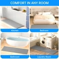 thumbnail image 4 of GPED Kitchen Mat Set, 2 Pcs Cushioned Anti-Fatigue Kitchen Rug, Waterproof Non-Slip Kitchen Floor Mat, Ergonomic Comfort Rug Standing Mat for Kitchen, Home Floor, Office, Sink, Laundry(Gray), 4 of 7