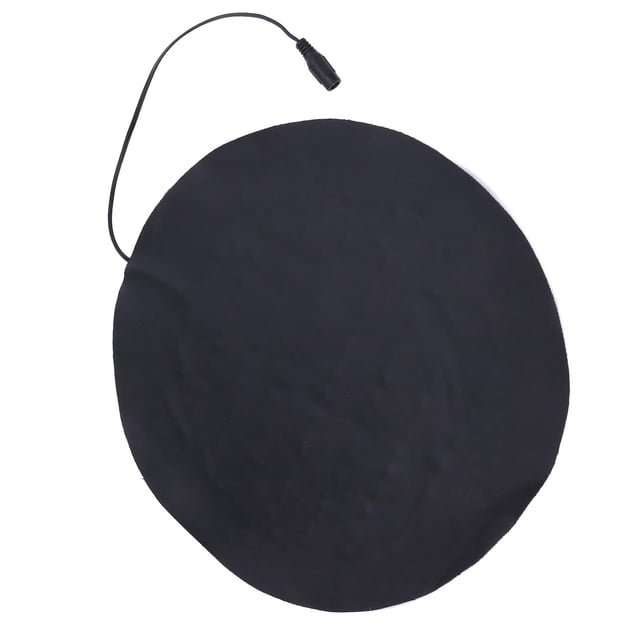 Reptile Pet Heated Pad, Versatile Usage PU Leather Round Design 8.5W Easy To Clean USB Heating Pad for Indoor Outdoor Use