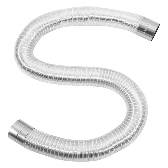 FOMIYES Flexible Aluminum Foil Hose Silver 1Pack