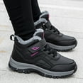 thumbnail image 6 of Men/Women Fur Lined Outdoor Waterproof Work Shoes Hiking Winter Snow Boots Walking, 6 of 9