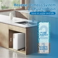 thumbnail image 3 of Système RO 600 GPD, Filtre à Eau par Osmose Inverse Sans Réservoir sous l'Évier, 2:1 Haute Pureté pour Égoutter, Certifié NSF/FC/SGS, Rappel Intelligent pour Robinet, Réduit TDS/PFOA/PFOS, 3 of 7