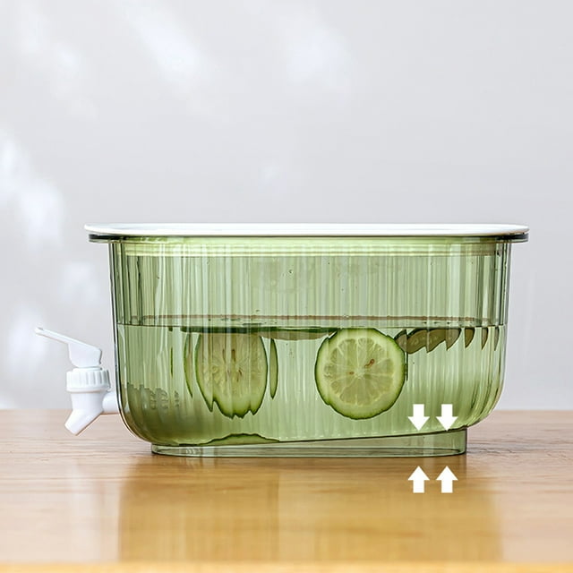 Hervidor de agua fría Jadeshay con grifo dispensador de bebidas grande PET