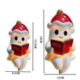 thumbnail image 2 of Toystoory Lámpara multifuncional con forma de fantasma leyendo, ideal para decorar la sala de estar. Incluye una campana. Kits de decoración para fiestas tamaño pequeño, 2 of 6