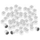 thumbnail image 2 of Perillas de control de potenciómetro de 50 piezas para dispositivos de eje de 1/4 pulgadas de aluminio duradero Blanco Sunnimix Perillas de potenciómetro de aluminio, 2 of 8
