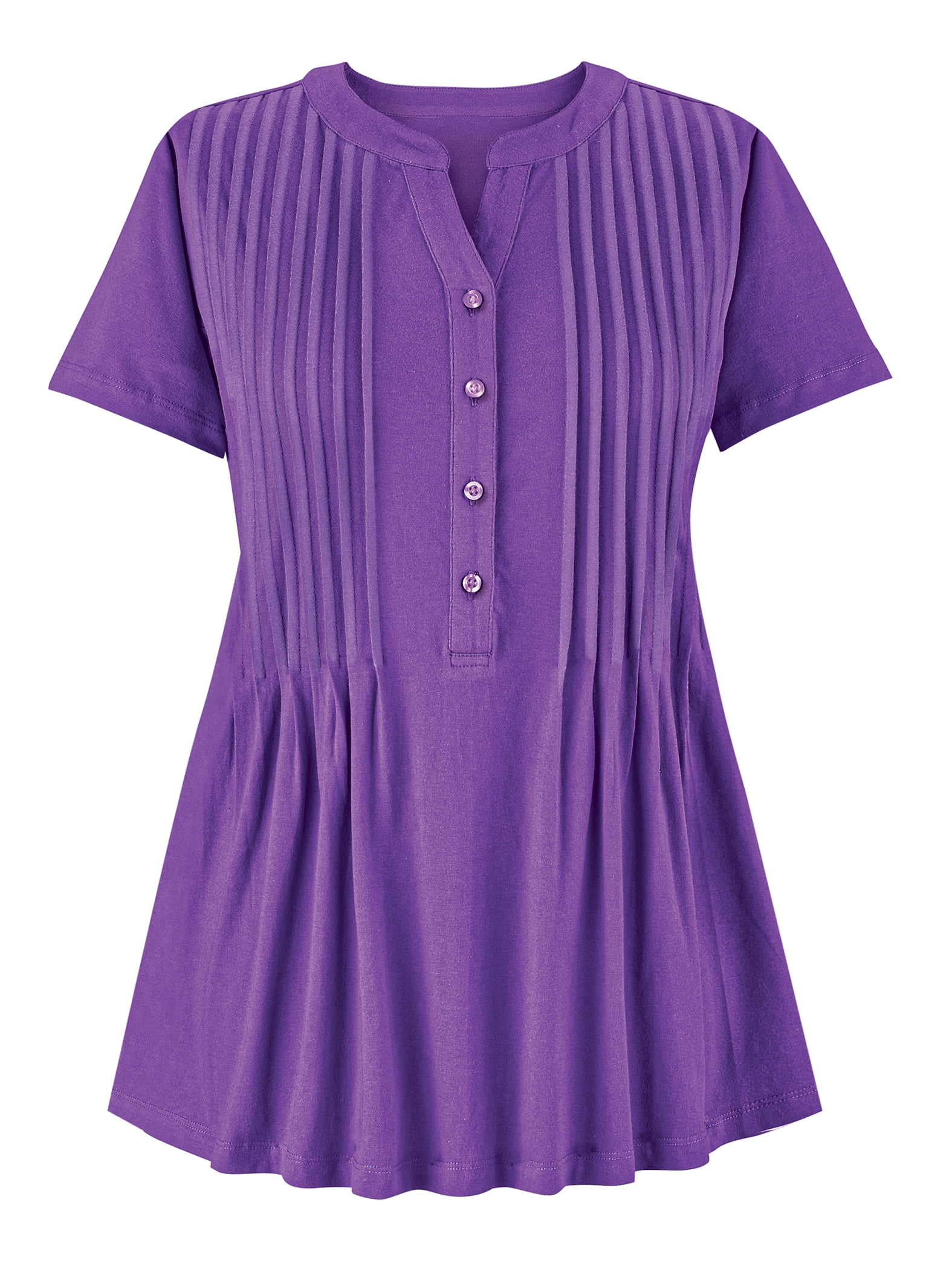 Cotton Pintuck Sleeveless Top Sunset Check main image 1