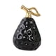 thumbnail image 2 of Estatua de pera, colección de adornos de arte moderno, artesanías, figura de cerámica, escultura de fruta Negro, 2 of 9