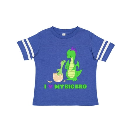 

Inktastic I Love My Big Bro Gift Toddler Boy or Toddler Girl T-Shirt