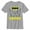 Athletic Heather, variant on Boy's Batman Dark Knight Halloween Costume Graphic Tee Charcoal Medium