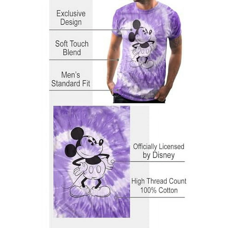 Disney Mickey Mouse Attitude Tie Dye Classic Vintage Disneyland