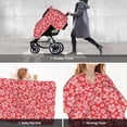 thumbnail image 6 of Daiia Red Hibiscus Flower Pattern Car Seat Cover for Babies, Mom Nursing Covers Breastfeeding Scarf, Multi Use Infant Carseat Canopy for Newborn Carrier/Stroller, 6 of 9