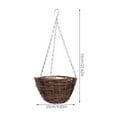 thumbnail image 2 of Raindrops Hanging Outdoor Planters Brown 1Pack for Plant Display, 2 of 8