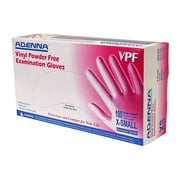Adenna VPF Vinyl Powder Free Exam Gloves VPF Extra Small